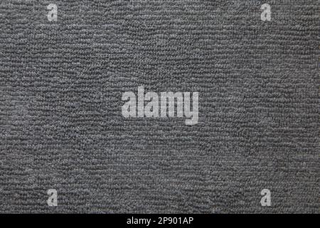 Grey fabric background texture. Grey fabric cloth textile material. Stock Photo