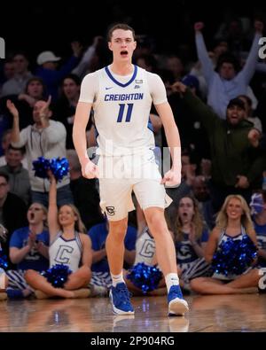 Creighton's Ryan Kalkbrenner (11) Celebrates After Scoring In The ...