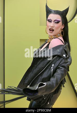 Los Angeles, United States. 09th Mar, 2023. Gottmik attends the Versace FW23 Show at the Pacific Design Center in Los Angeles, California on Thursday, March 9, 2023. Photo by Chris Chew/UPI Credit: UPI/Alamy Live News Stock Photo