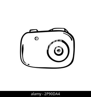 Isolated Kawaii Camera and Picture Design Stock Vector