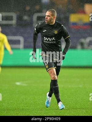 Anderlecht's Islam Slimani pictured during a soccer match between