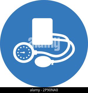 Blood pressure measurement icon, vector graphics for various use Stock ...