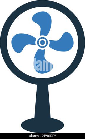 Electric fan icon. Perfect for use in designing and developing websites, printed files and presentations, stock images, Promotional Materials, Illustr Stock Vector