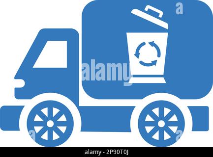 Garbage car icon. Beautiful, meticulously designed icon. Well organized and editable Vector for any uses. Stock Vector