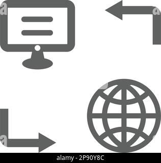 Web connectivity icon. Editable Vector EPS. Meticulously design and ...