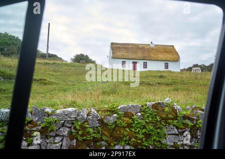 typical aran islands house Stock Photo