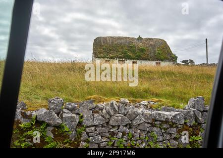 typical aran islands house Stock Photo