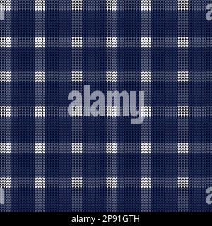 vector seamless knitted stripes pattern Stock Vector