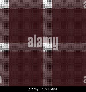 vector seamless knitted stripes pattern Stock Vector