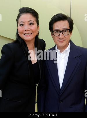 Los Angeles, United States. 09th Mar, 2023. Echo Quan and Jonathan Ke Quan attend at the Versace FW23 Show held at the Pacific Design Center in West Hollywood, Los Angeles, CA, UA on Thursday, March 9, 2023. Photo by Fati Sadou/ABACAPRESS.COM Credit: Abaca Press/Alamy Live News Stock Photo