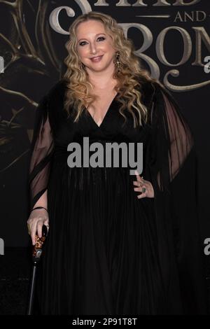 Leigh Bardugo attends the arrivals of Netflix Shadow and Bone Premiere ...