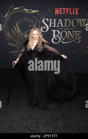 Leigh Bardugo attends the arrivals of Netflix Shadow and Bone Premiere ...