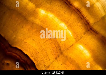 Architectural detail of an antique alabaster stone sheet. Alabaster is translucent enough to be used for small windows. It was used for this purpose Stock Photo