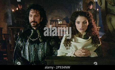 MASTRANTONIO,RICKMAN, ROBIN HOOD: PRINCE OF THIEVES, 1991 Stock Photo ...