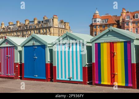 England, East Sussex, Brighton, Brighton Pride Parade, Hove, The Hove Pride Hut Stock Photo
