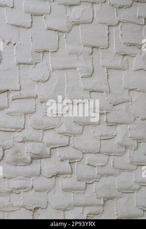 House Wall Pattern Rendering Concrete render creating a pattern on the wall of an old clay lump ...