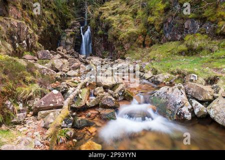 England, Cumbria, Lake District National Park. Scale Force near the village of Buttermere within the Lake District National Park. Stock Photo