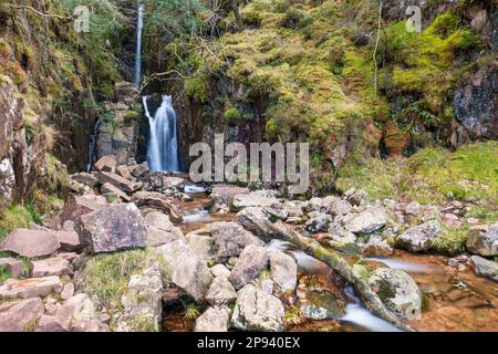 England, Cumbria, Lake District National Park. Scale Force near the village of Buttermere within the Lake District National Park. Stock Photo