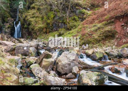 England, Cumbria, Lake District National Park. Scale Force near the village of Buttermere within the Lake District National Park. Stock Photo