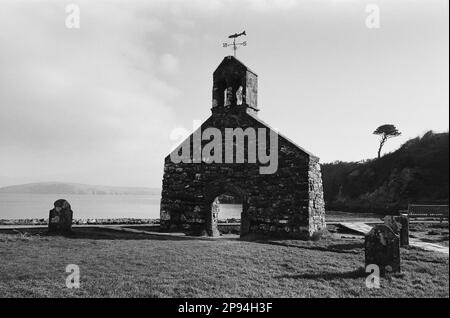 Photograph by © Jamie Callister. St. Brynach's Church, Pembrokeshire, South West  Wales, 13th of February, 2023 Stock Photo