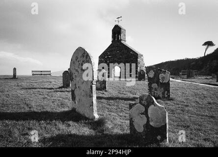 Photograph by © Jamie Callister. St. Brynach's Church, Pembrokeshire, South West  Wales, 13th of February, 2023 Stock Photo