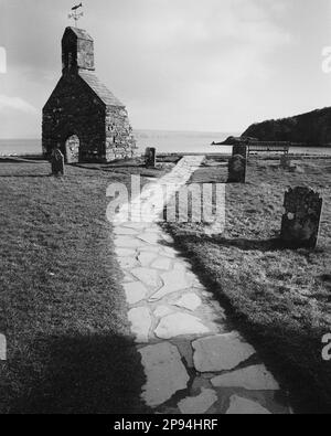 Photograph by © Jamie Callister. St. Brynach's Church, Pembrokeshire, South West  Wales, 13th of February, 2023 Stock Photo