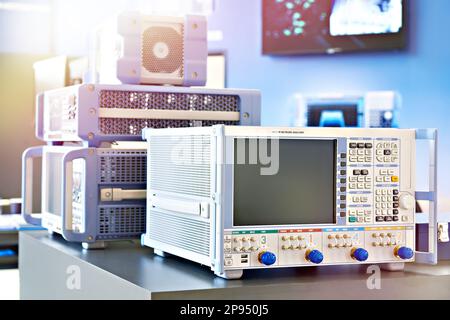 Vector network analyzer in lab Stock Photo - Alamy