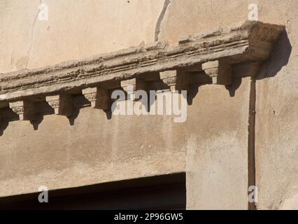 Herculaneum uncovered. Herculaneum was buried under volcanic ash and pumice in the eruption of Mount Vesuvius in AD 79. Ercolano, Campania, Italy . Architectural detail Stock Photo