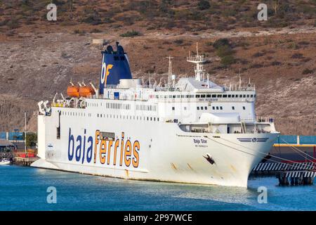 Ferry, Puerto De Pichlingue, La Paz, Baja California Sur, Mexico Stock Photo