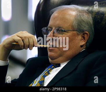 Board member David Bradley from Beaumont Texas listens to