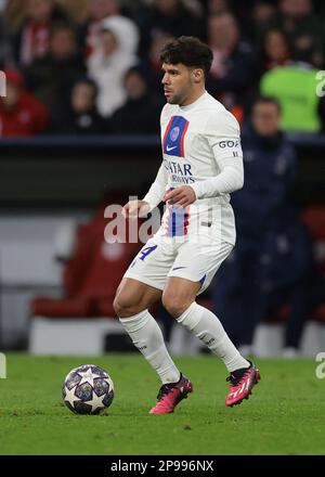 Munich, Germany. 8th Mar, 2023. Sergio Ramos of PSG during the UEFA  Champions League match at Allianz Arena, Munich. Picture credit should  read: Jonathan Moscrop/Sportimage Credit: Sportimage/Alamy Live News Stock  Photo 