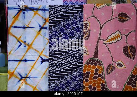 Smooth batik fabric cloth texture Stock Photo - Alamy