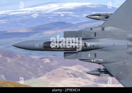 Mach Loop F-15 Stock Photo