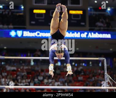 Auburn gymnast Sophia Groth competes during an NCAA gymnastics meet on ...