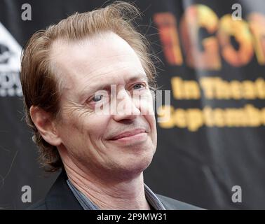 Actor Steve Buscemi poses on the press line at the premiere of the