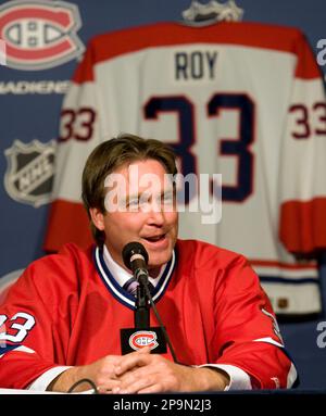 Roy says he's 'coming home' as No. 33 jersey is retired at Bell