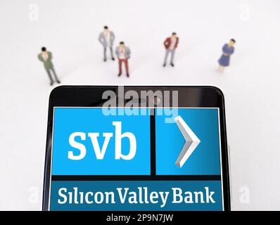Suqian, China. 11th Mar, 2023. SUQIAN, CHINA - MARCH 11, 2023 - Silicon Valley Bank, Suqian, Jiangsu Province, China, March 11, 2023. The California Department of Financial Protection and Innovation (DFPI) announced the closure of Silicon Valley Bank on March 10, local time, according to a statement released by the Federal Deposit Insurance Corporation (FDIC). (Photo by CFOTO/Sipa USA) Credit: Sipa US/Alamy Live News