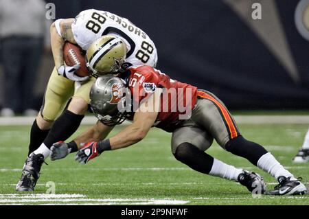 Photo: New Orleans Saints' Jeremy Shockey and Drew Brees in Landover,  Maryland - WAP20091206334 