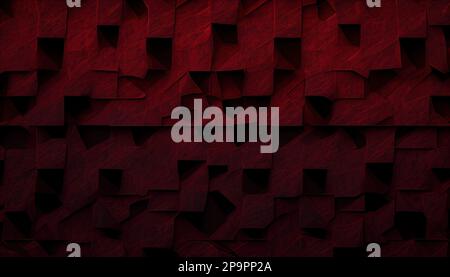 abstract illustrations in the form of geometric triangles and polygons creating a bright background Stock Photo