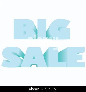 Sale 3d Text Stock Vector