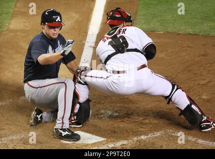 Braves stifle D'backs after honoring Chipper Jones