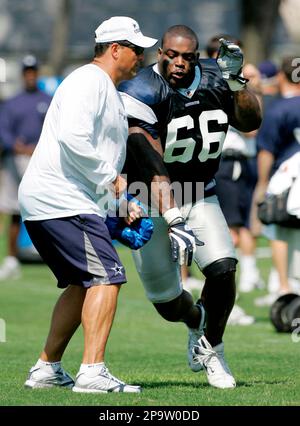 Dallas Cowboys fullback J.C. Copeland (48) runs at NFL football training  camp, Wednesday, July 30, 2014, in Oxnard, Calif. (AP Photo/Ringo H.W. Chiu  Stock Photo - Alamy