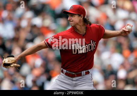 Arizona Diamondbacks' Randy Johnson pitches against the Philadelphia  Phillies at Citizens Bank Park in Philadelphia, Pennsylvania, on Wednesday,  May 30, 2007. (Photo by Jerry Lodriguss/Philadelphia Inquirer/MCT/Sipa USA  Stock Photo - Alamy