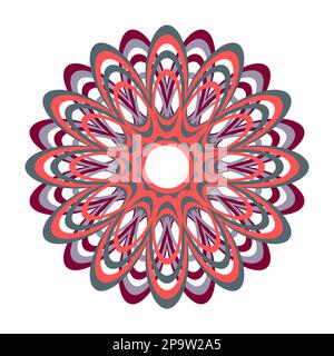 Yoga Mandala. Vintage decorative elements. Oriental pattern