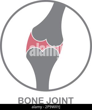 bone joints icon vector illustration symbol design Stock Vector