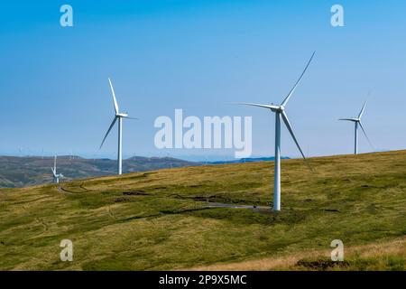 Windfarms in the UK Stock Photo