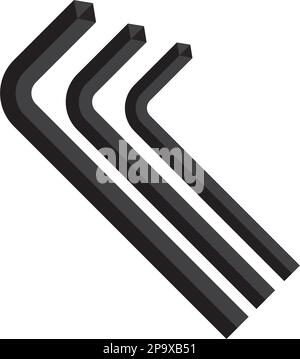 Allen keys icon vector illustration symbol design Stock Vector