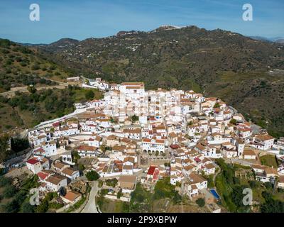 municipality of Cutar in the Axarquia region of Malaga, Spain Stock Photo