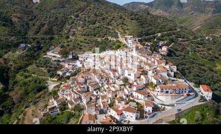 municipality of Cutar in the Axarquia region of Malaga, Spain Stock Photo
