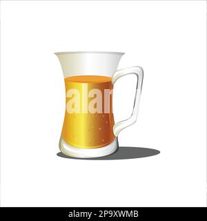 bottle glass juice vector art Stock Vector